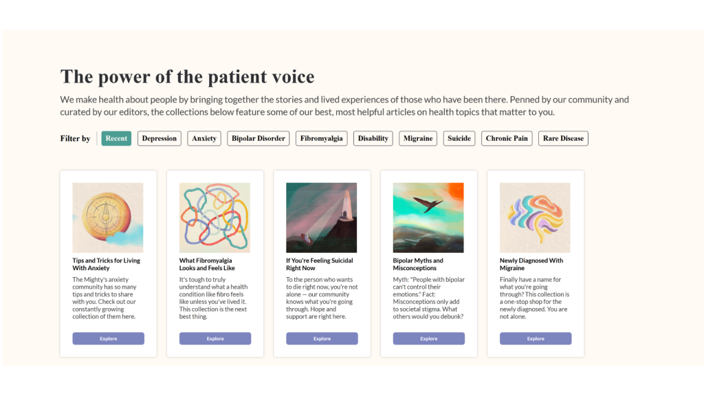 The Mighty Blogs on Mental Health